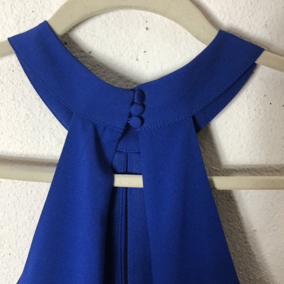 Smile Sweetly Royal Blue Skater Dress - Picture 9 of 10